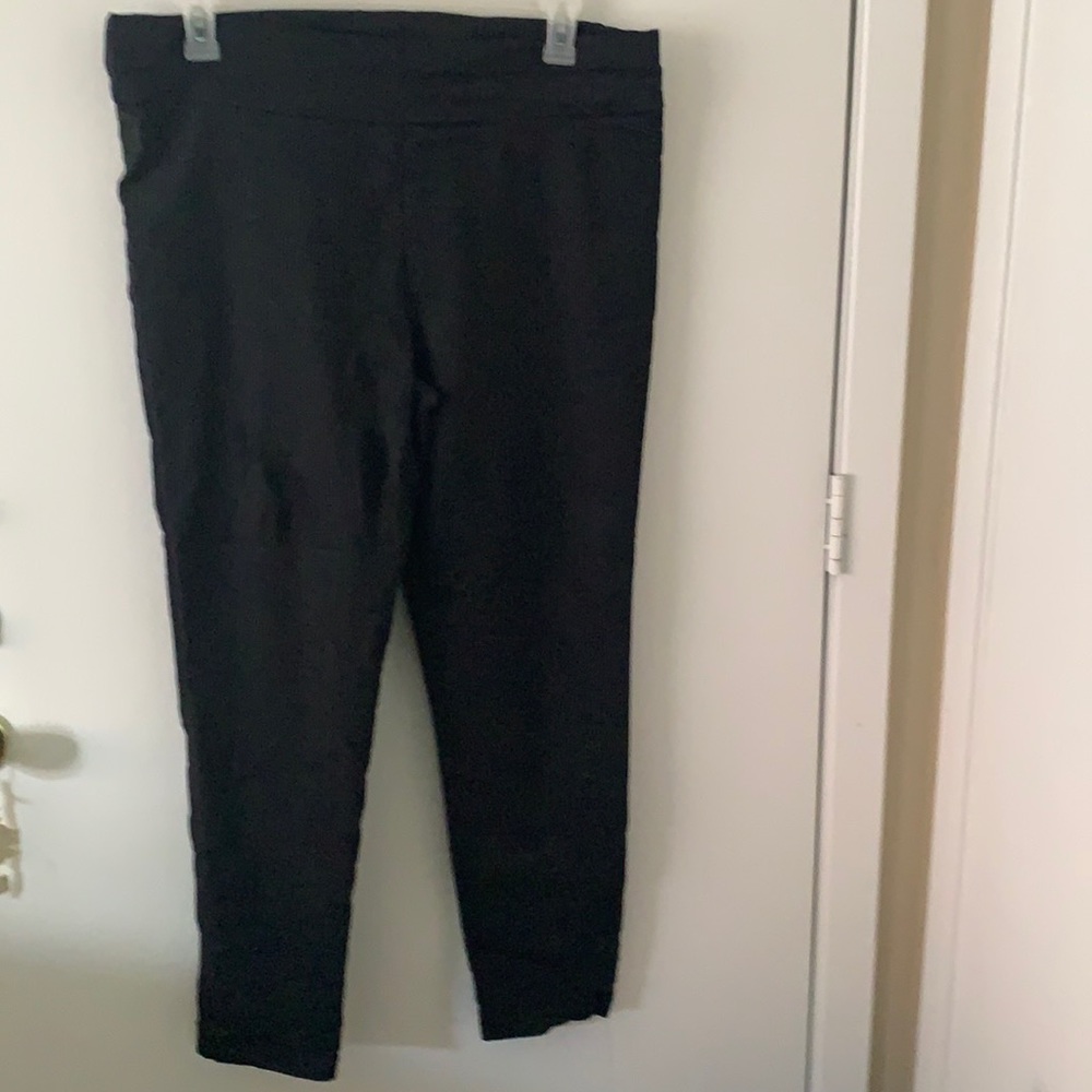 Black and Sliver Pin stripe pants